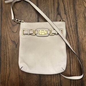Michael Kors Cream Gold Crossbody Bag